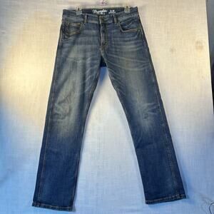 Wrangler Retro Slim Boot Jeans Mens 32x32 Blue Med Wash Denim